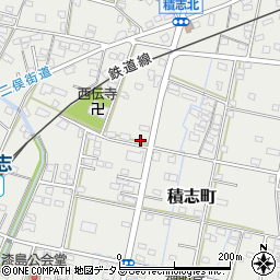 静岡県浜松市中央区積志町750周辺の地図