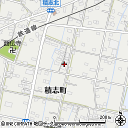 静岡県浜松市中央区積志町711周辺の地図
