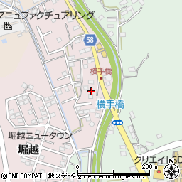 静岡県袋井市堀越1756-2周辺の地図