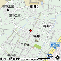伊保タクシー有限会社　阿弥陀営業所周辺の地図