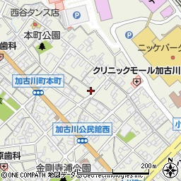 兵庫県加古川市加古川町本町2周辺の地図