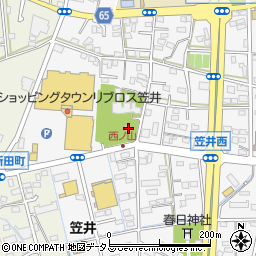 静岡県浜松市中央区笠井町1201周辺の地図