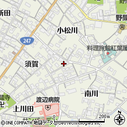 愛知県知多郡美浜町野間須賀18周辺の地図