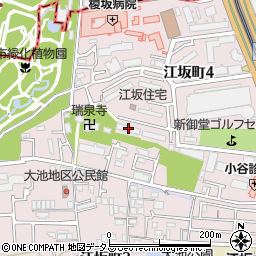 江坂住宅２号棟周辺の地図