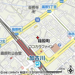 兵庫県加古川市加古川町篠原町87周辺の地図