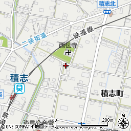 静岡県浜松市中央区積志町844周辺の地図