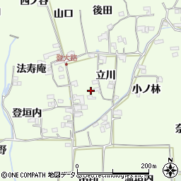 京都府木津川市加茂町例幣立川周辺の地図