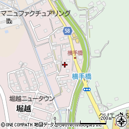 静岡県袋井市堀越1755周辺の地図