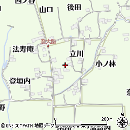 京都府木津川市加茂町例幣（立川）周辺の地図