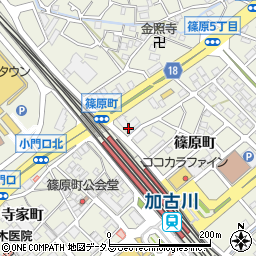 兵庫県加古川市加古川町篠原町83周辺の地図