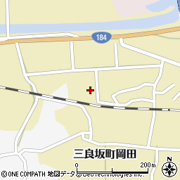広島県三次市三良坂町岡田407周辺の地図