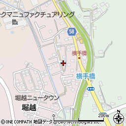 静岡県袋井市堀越1783周辺の地図