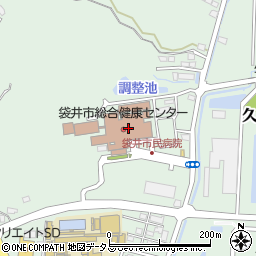 袋井市役所総合健康センター　地域包括ケア推進課・地域医療推進係周辺の地図