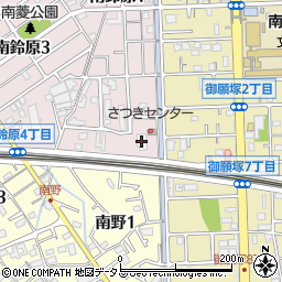関西電力稲野変電所周辺の地図