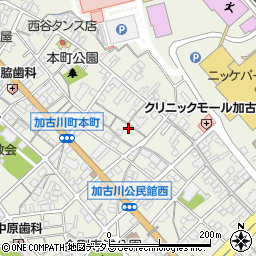 兵庫県加古川市加古川町本町4周辺の地図