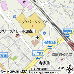 喜倉堂加古川店周辺の地図