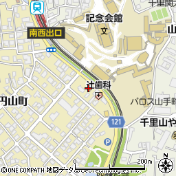 来来亭関大前店周辺の地図