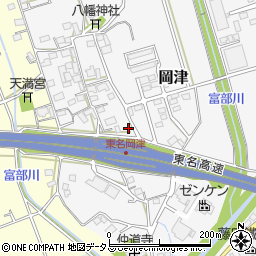 静岡県掛川市岡津390周辺の地図