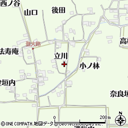 京都府木津川市加茂町例幣立川14周辺の地図