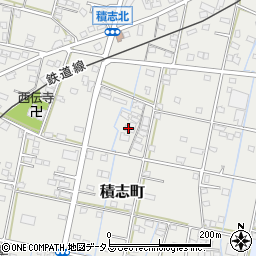 静岡県浜松市中央区積志町725周辺の地図