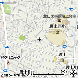 兵庫県西宮市段上町2丁目7周辺の地図