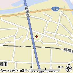 広島県三次市三良坂町岡田135周辺の地図