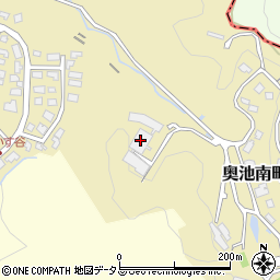 大阪ガス奥池ロッジ周辺の地図