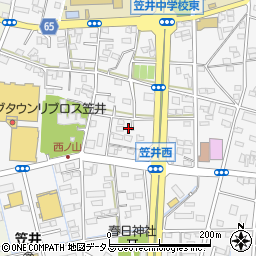 静岡県浜松市中央区笠井町1220周辺の地図