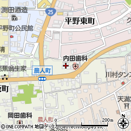 三重県伊賀市上野農人町563-1周辺の地図