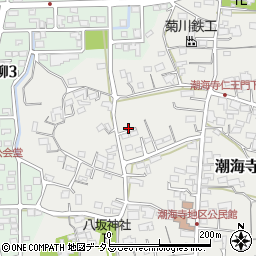 静岡県菊川市潮海寺周辺の地図