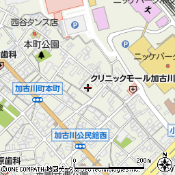 兵庫県加古川市加古川町本町417周辺の地図