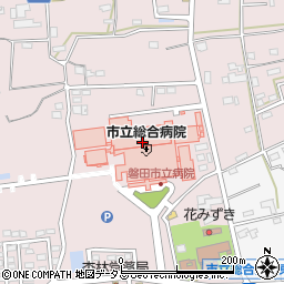 静岡銀行磐田市立総合病院 ＡＴＭ周辺の地図