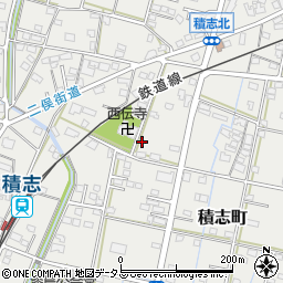 静岡県浜松市中央区積志町755周辺の地図
