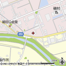 静岡県掛川市細田1周辺の地図