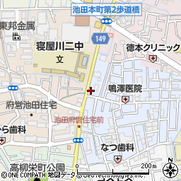 セブンイレブン寝屋川池田旭町店周辺の地図