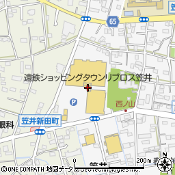 ＴＨＲＥＥＰＰＹリブロス浜松笠井店周辺の地図