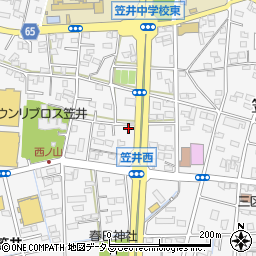 静岡県浜松市中央区笠井町974周辺の地図
