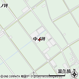 愛知県豊橋市富久縞町中ノ坪周辺の地図