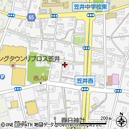 静岡県浜松市中央区笠井町1216周辺の地図