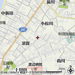 愛知県知多郡美浜町野間須賀116周辺の地図