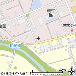 掛川ライフバス周辺の地図