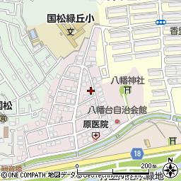 大阪府寝屋川市八幡台7-18周辺の地図