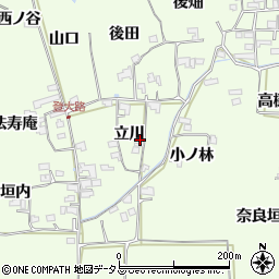 京都府木津川市加茂町例幣立川30周辺の地図