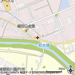 静岡県掛川市細田6-4周辺の地図