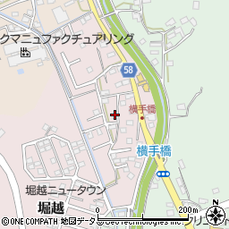 静岡県袋井市堀越1780-2周辺の地図