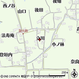京都府木津川市加茂町例幣立川15周辺の地図