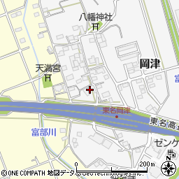 静岡県掛川市岡津344周辺の地図