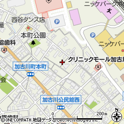 兵庫県加古川市加古川町本町406周辺の地図
