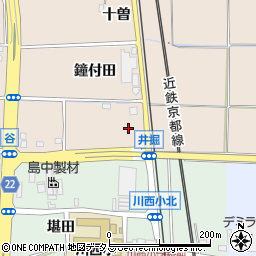 京都府相楽郡精華町下狛井堀周辺の地図
