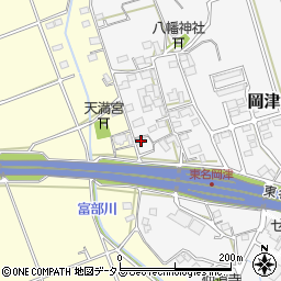 静岡県掛川市岡津360-6周辺の地図